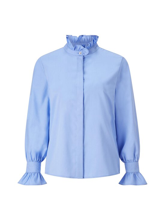 rich & royal - Pluus Cotton ruffle - 718 SKYWAY BLUE - photo 1 rich & royal - Pluus Cotton ruffle - 718 SKYWAY BLUE | Stockmann - photo 1