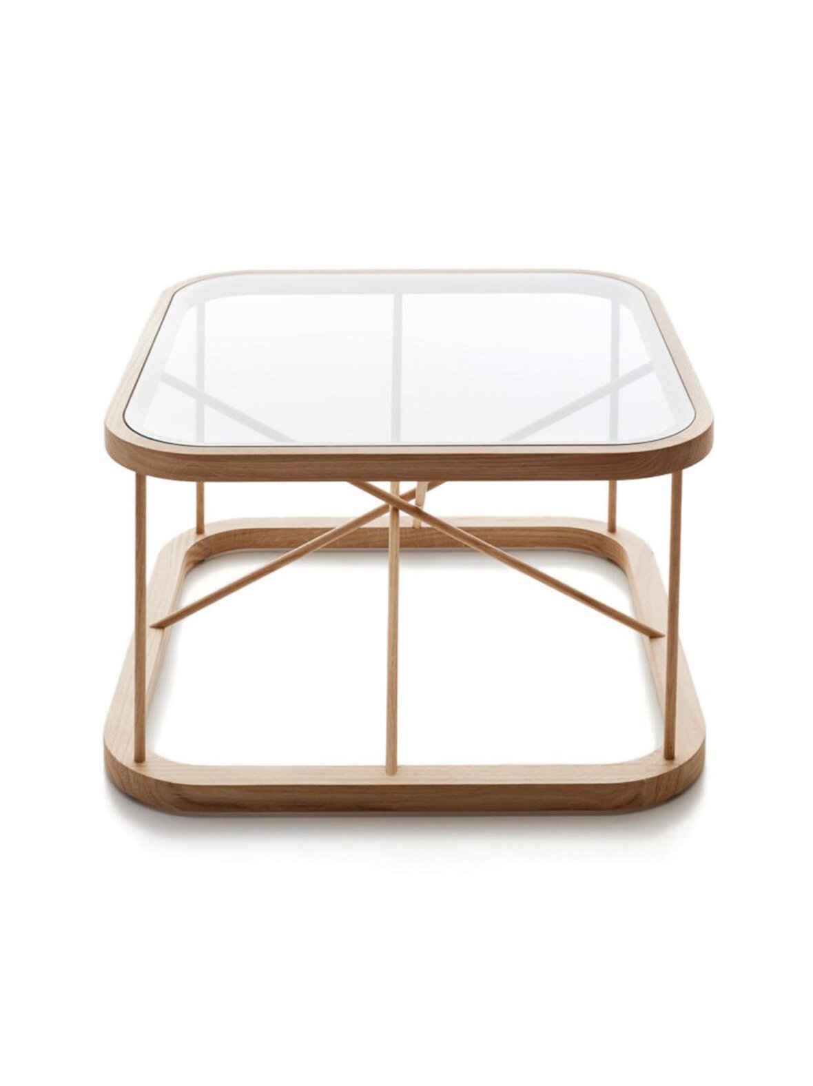 Twiggy-sohvapöytä tammi 66,5 x 66,5 cm