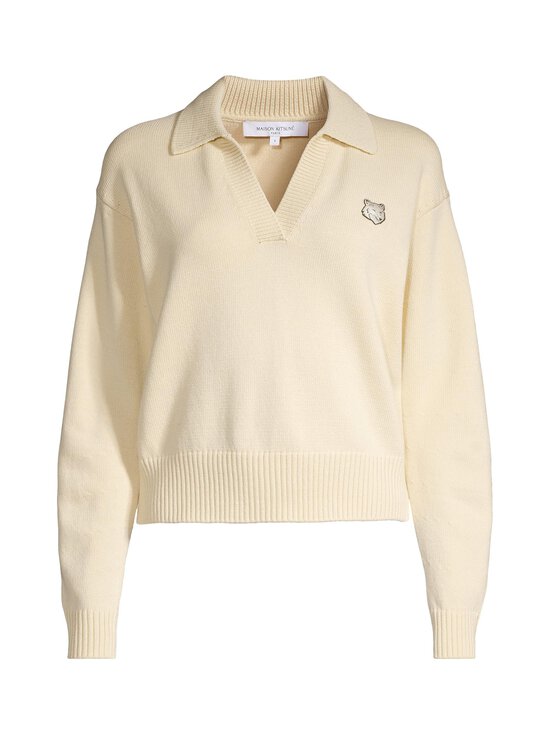 Maison Kitsuné - Bold Fox Head Patch Comfort -pikeeneule - 0145 RICH VANILLA - photo 1 Maison Kitsuné - Bold Fox Head Patch Comfort -pikeeneule - 0145 RICH VANILLA | Stockmann - photo 1