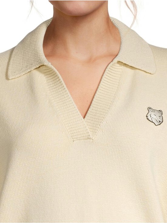 Maison Kitsuné - Bold Fox Head Patch Comfort -pikeeneule - 0145 RICH VANILLA - photo 4 Maison Kitsuné - Bold Fox Head Patch Comfort -pikeeneule - 0145 RICH VANILLA | Stockmann - photo 4