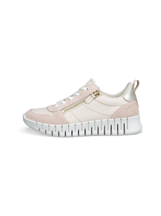 ecco - Gruuv Side Zip -nahkasneakerit - 61535 ROSE DUST/LIMESTONE/PURE WHITE GOLD | Stockmann - photo 1