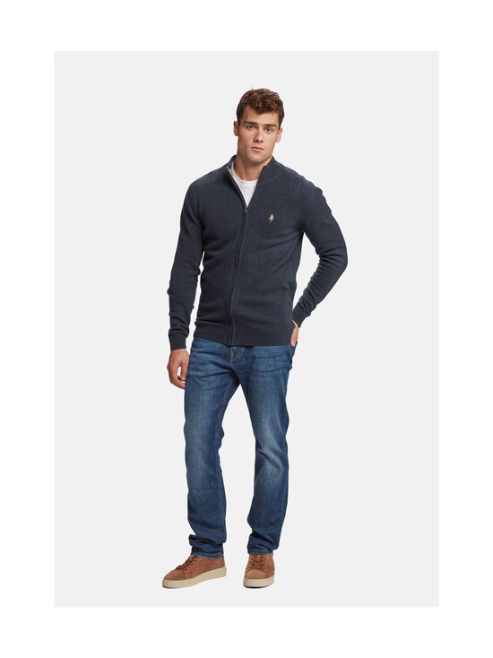 MCS - Alfie Regular Zip -neuletakki - NAVY | Stockmann - photo 4