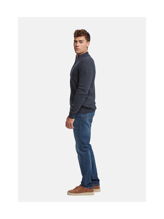 MCS - Alfie Regular Zip -neuletakki - NAVY | Stockmann - photo 8
