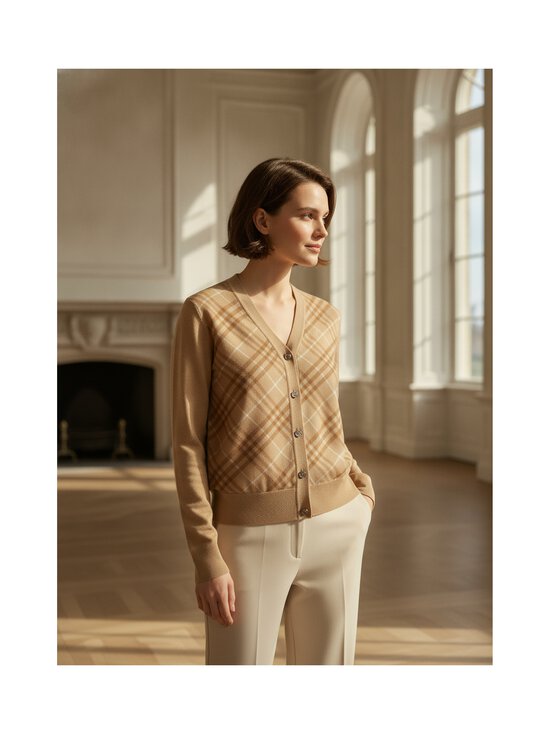 Burberry - Sigourney Silk -neuletakki - A1420 CAMEL | Stockmann - photo 6