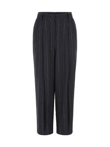 rich & royal - Pinstripe Barrel -housut - 845 GREY MELANGÉ | Stockmann