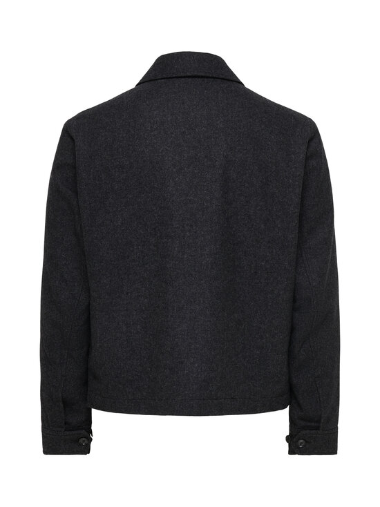 Only & Sons - OnsOwen Wool Blend -takki - BLACK MELANGE PATTERN:BLACK HERRINGBONE | Stockmann - photo 2