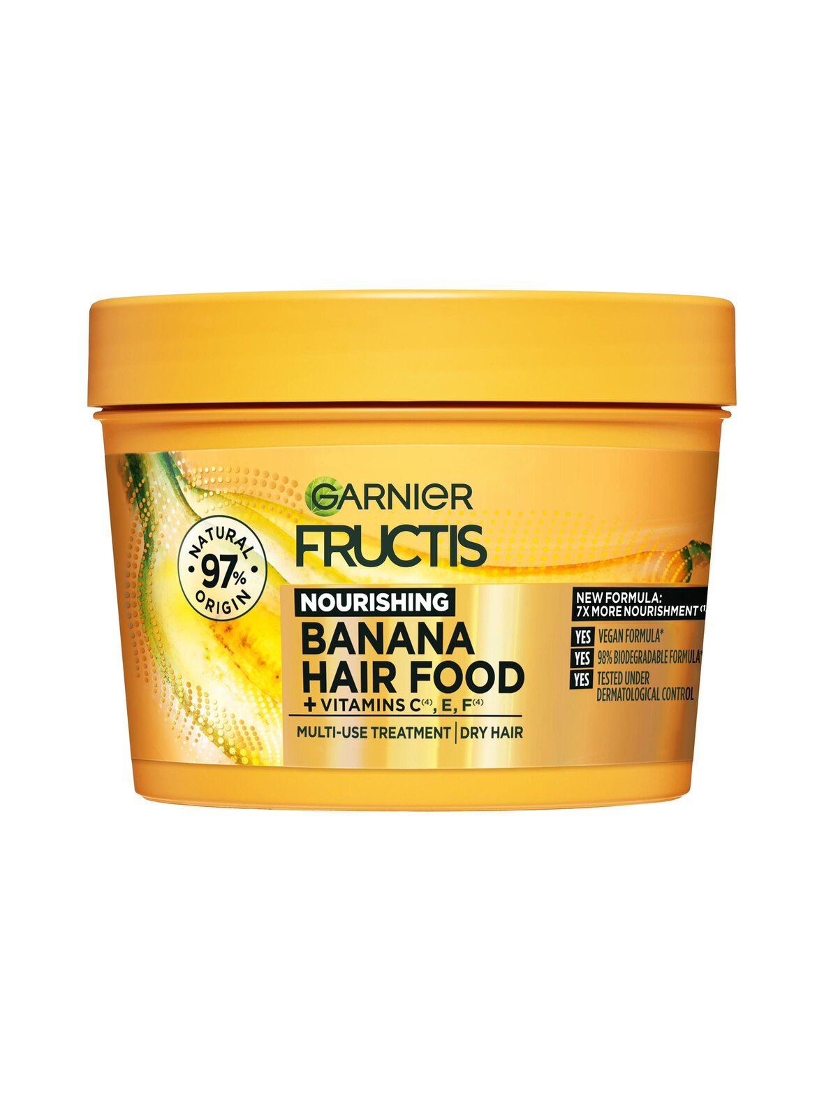 Garnier Fructis hair food banana mask -hiusnaamio kuiville hiuksille