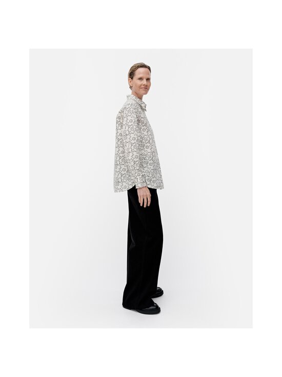Marimekko - Tilla Piirto Unikko -paitapusero - 119 WHITE, BLACK - photo 4 Marimekko - Tilla Piirto Unikko -paitapusero - 119 WHITE, BLACK | Stockmann - photo 4