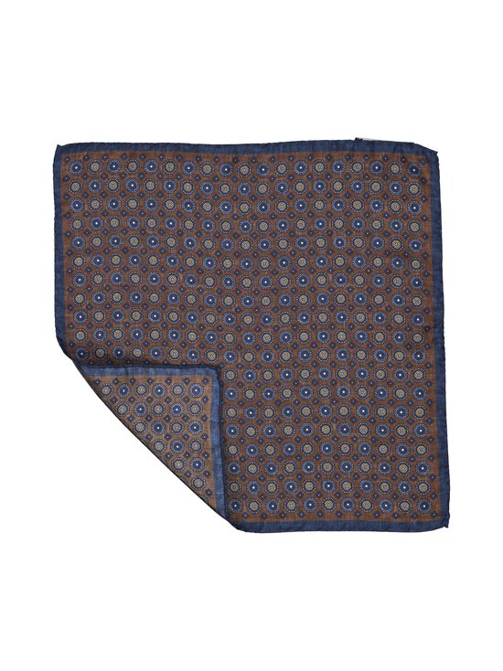 Stockholm Kravatt - Medallion-silkkitaskuliina - 8 BLUE/BRONW | Stockmann - photo 2