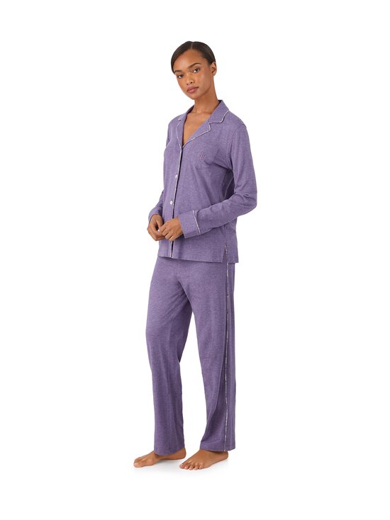 Lauren Ralph Lauren - Notch collar long pant -pyjama - 500 PURPLE - photo 5 Lauren Ralph Lauren - Notch collar long pant -pyjama - 500 PURPLE | Stockmann - photo 5
