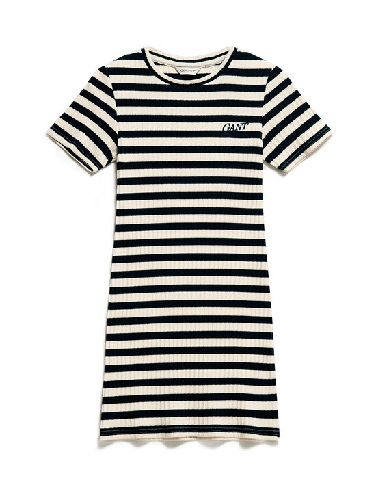 GANT - Striped Rib - t-paitamekko - 433 EVENING BLUE | Stockmann - photo 1