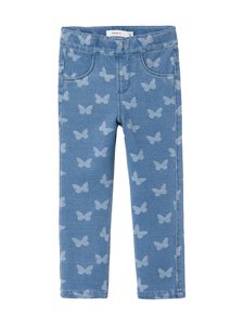 Name It - Teksaretuusid NmfSalli Slim - MEDIUM BLUE DENIM AOP:BUTTERFLY Name It - Teksaretuusid NmfSalli Slim - MEDIUM BLUE DENIM AOP:BUTTERFLY | Stockmann