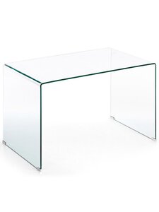 Kave Home - Burano-työpöytä - LÄPINÄKYVÄ | Stockmann