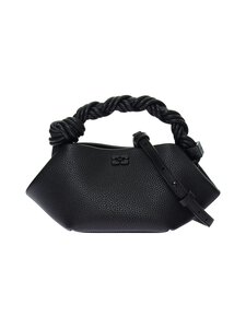 Ganni - Bou Bag Mini Grained -laukku - 099 BLACK | Stockmann