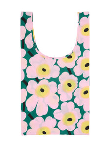 Marimekko - Smartbag Unikko -shopperi - 246 GREEN, LIGHT PINK, YELLOW | Stockmann
