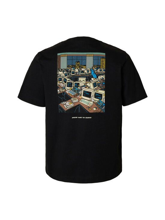 Selected - SlhPete License t-paita - BLACK PRINT:COMPUTERS | Stockmann - photo 2