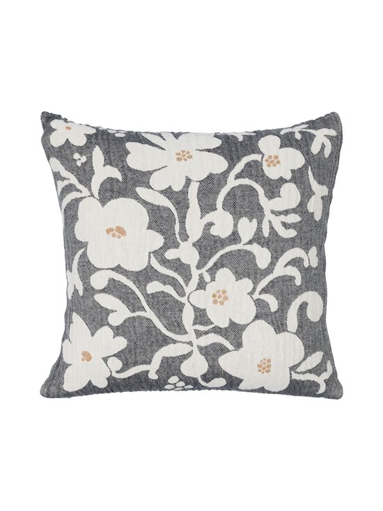 Pentik - Ruusumalva Jacquard spilvendrāna 45 x 45 cm - DARK GREY | Stockmann - photo 1