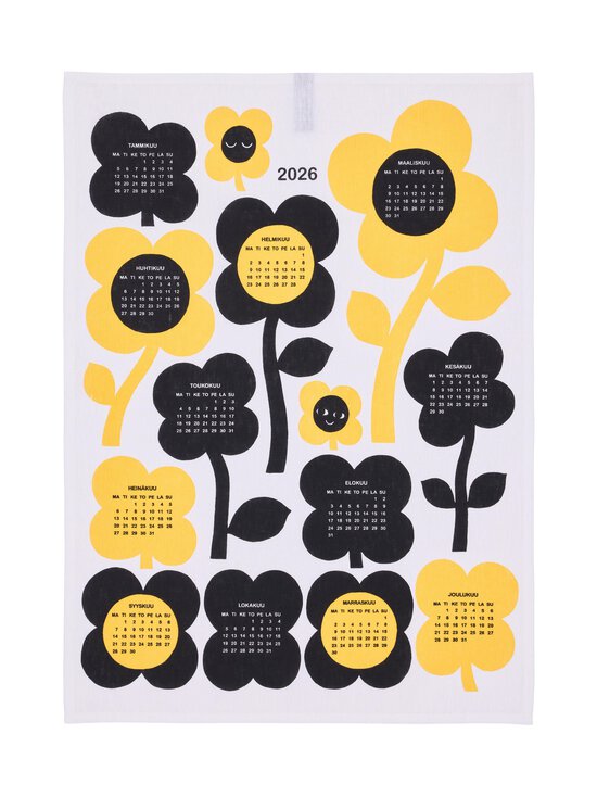 Finlayson - Köögirätik Kukkariemu Kalender 50 x 70 cm - BLACK/WHITE - photo 1 Finlayson - Köögirätik Kukkariemu Kalender 50 x 70 cm - BLACK/WHITE | Stockmann - photo 1