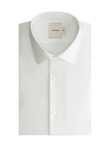 Calvin Klein Menswear - Slim Active Straight -kauluspaita - 3FK WHITE | Stockmann