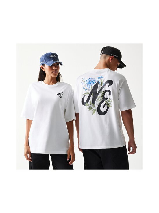New Era - NE Floral Graphic t-paita - WHIBLK | Stockmann - photo 6