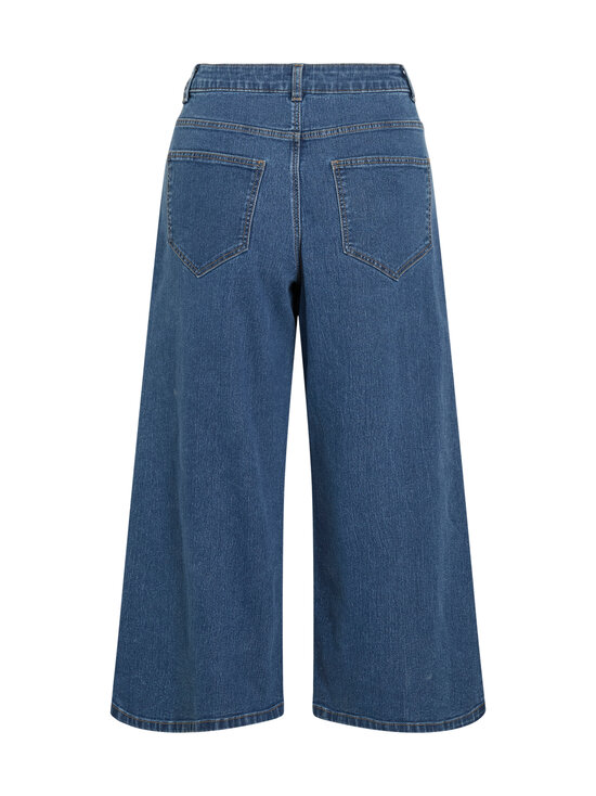 Vila - ViMalika Regular Waist Culotte džinsi - MEDIUM BLUE DENIM | Stockmann - photo 2