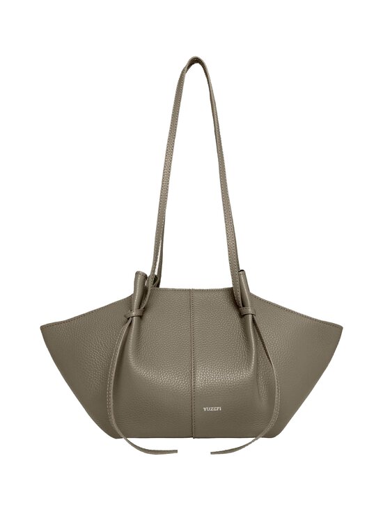 YUZEFI - Mochi Pebble Grain -nahkalaukku - TAUPE | Stockmann - photo 1