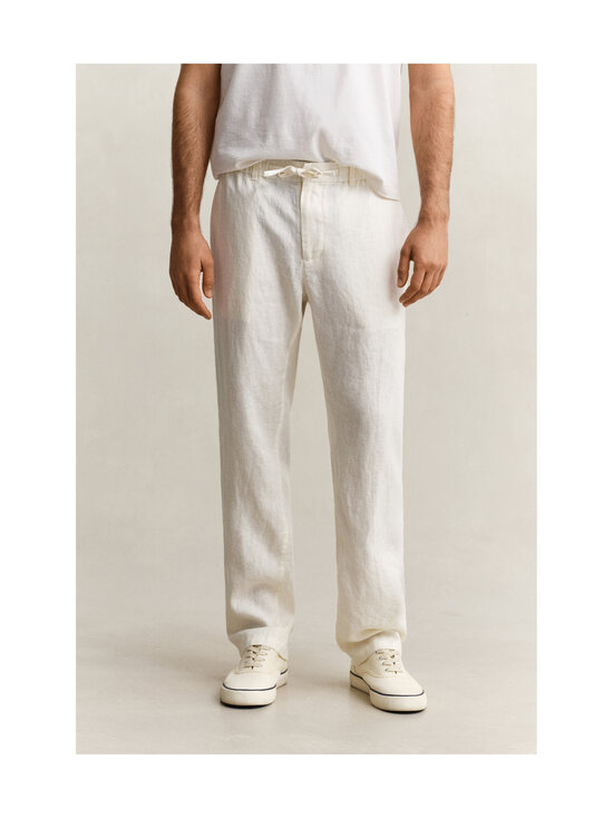GANT - Linen-housut - 130 CREAM | Stockmann - photo 4