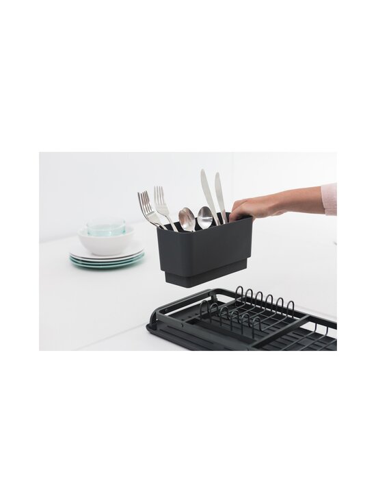 DARK GREY Brabantia Compact Dish Drying Rack kuivausteline 46,3 x 12