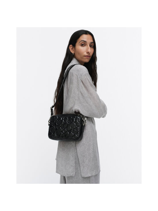 Marimekko - Nahkkott Soft Gratha Unikko - 999 SHINY BLACK | Stockmann - photo 4