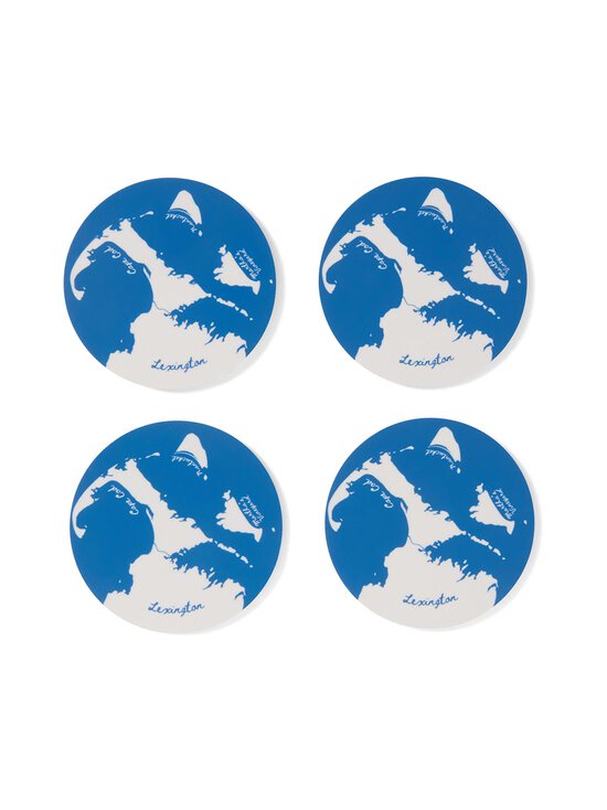 Lexington - Klaasialused Laminated Double-Sided, 4 tk - 5600 BLUE/WHITE | Stockmann - photo 2
