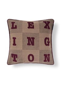 Lexington - Letter Patch Tweed spilvena pārvalks - 2609 BEIGE/BROWN/FIG | Stockmann