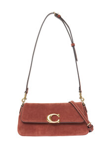 Coach - Suede Jet Shoulder -nahkalaukku - B4/CLAY | Stockmann