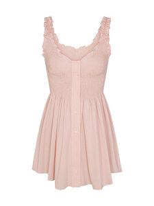 SKIMS - Poplin Apparel Smocked Mini -mekko - DUSTY PINK | Stockmann