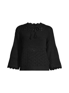 Repeat - Crochet-neulepusero - BLACK (1025) Repeat - Crochet-neulepusero - BLACK (1025) | Stockmann