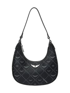 Zadig&Voltaire - Night Out Monogram -olkalaukku - BLACK | Stockmann