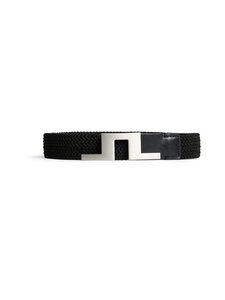 J.Lindeberg - Braided Bridge -vyö - 9999 BLACK | Stockmann