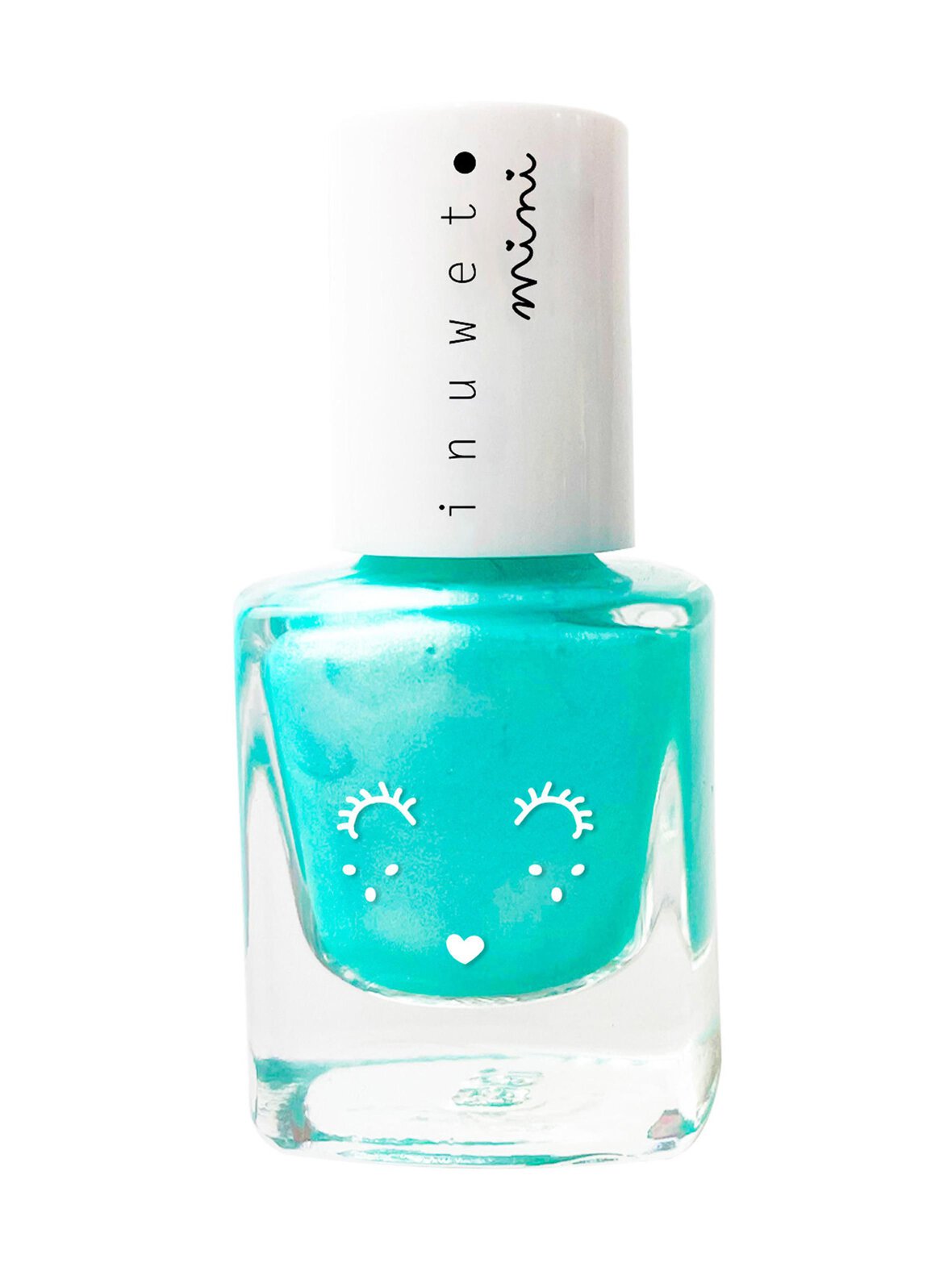Waterbased nail polish blue is siren -kynsilakka