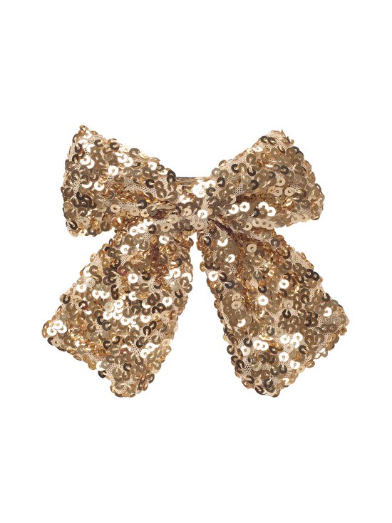 Rockahula - Bedazzle Sequin Bow -hiusklipsi - GOLD | Stockmann - photo 1
