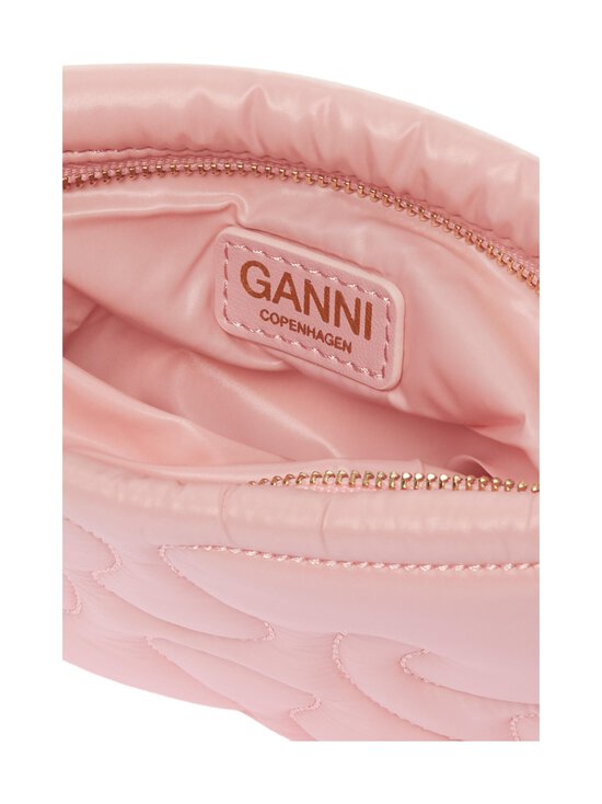 Ganni - Quilted Re-Tech Pouch -pussukka - 868 CHALK PINK | Stockmann - photo 3