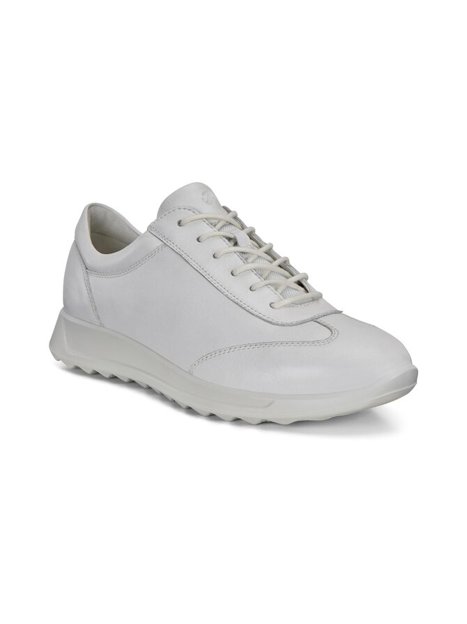 White leather shoes