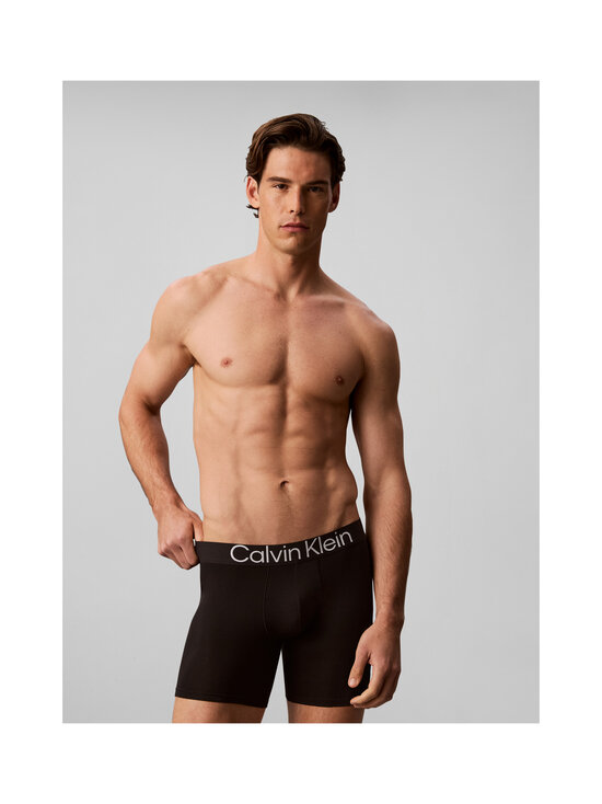 Calvin Klein Underwear - Boxer Brief -alushousut 3-pack - 4KJ BLACK/GREY HEATHER/DARK SAPPHIRE | Stockmann - photo 5
