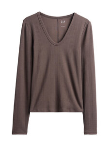 GAP - Luxe Rib krekls - TOASTED ALMOND | Stockmann