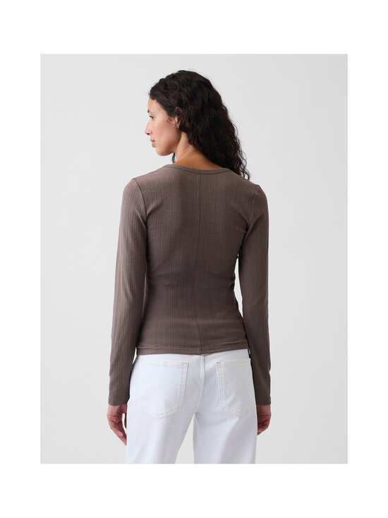 GAP - Luxe Rib krekls - TOASTED ALMOND | Stockmann - photo 4