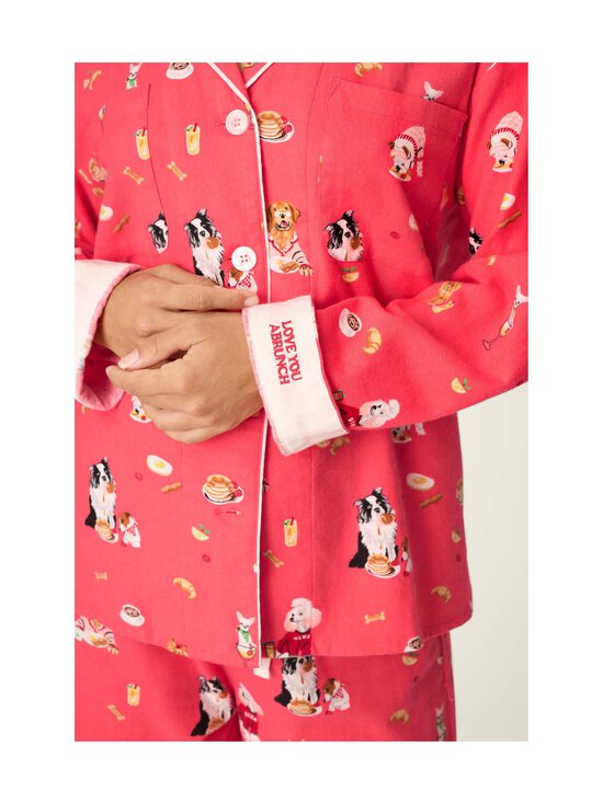Pj Salvage - Flannels-pyjama - 558 ULTRA PINK | Stockmann - photo 6