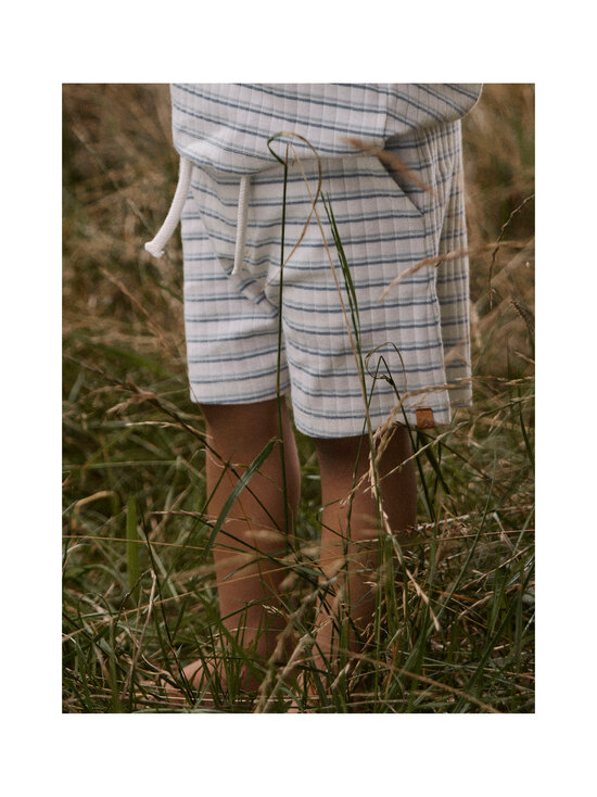 Lil' Atelier - Lühikesed püksid NmmHaldur Loose - COCONUT MILK STRIPES:DUSTY BLUE | Stockmann - photo 5