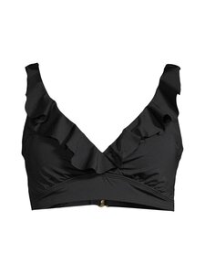 Lauren Ralph Lauren - Ruffle Underwire Bra -bikiniyläosa - BLACK | Stockmann
