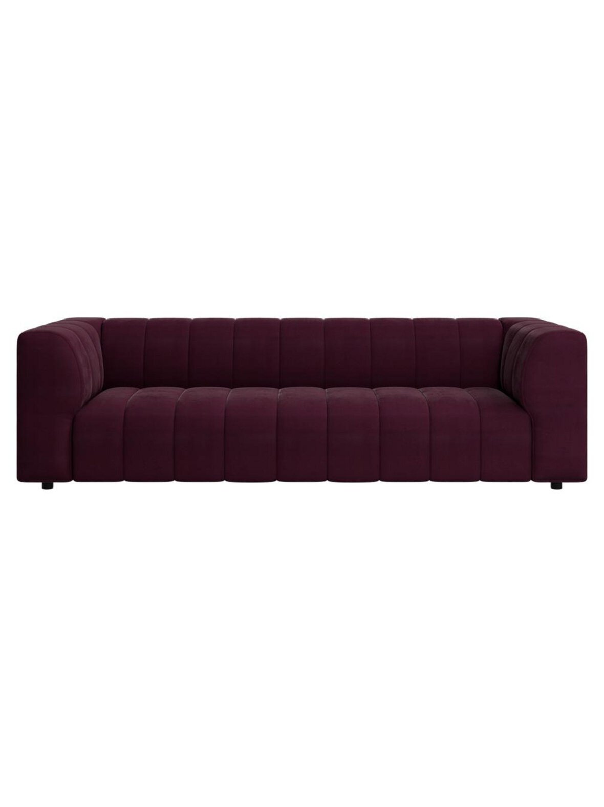 Bellagio-sohva bologna-kangas 3258 kirsikanpunainen l 244 cm