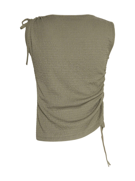 Calvin Klein Jeans - Sleeveless Textured Tied -toppi - LDY DUSTY OLIVE | Stockmann - photo 2
