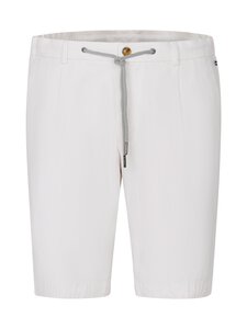 Bugatti - Bermuda kokvilnas-lina šorti - 010 WHITE | Stockmann