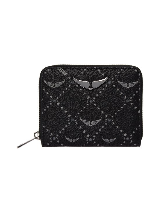 Zadig&Voltaire - Mini ZV Monogram -nahkalompakko - BLACK | Stockmann - photo 1